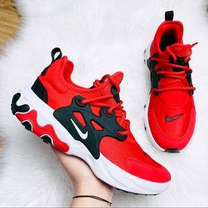 Nike React Presto University Red Black